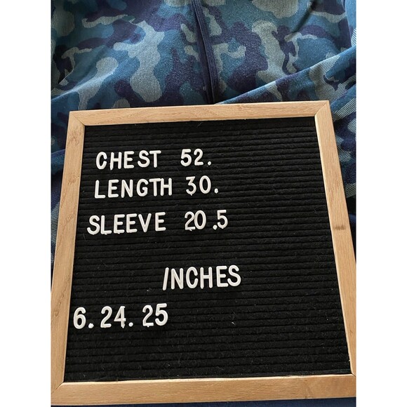 Tek Gear Ultra Soft Fleece Mens Sz XXL Blue W/Camo  Hoodie - Picture 10 of 10